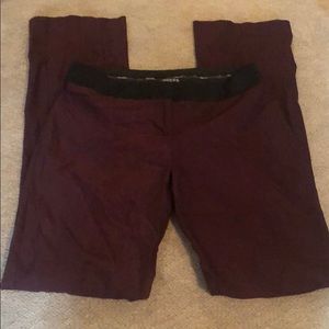 Burgundy pants